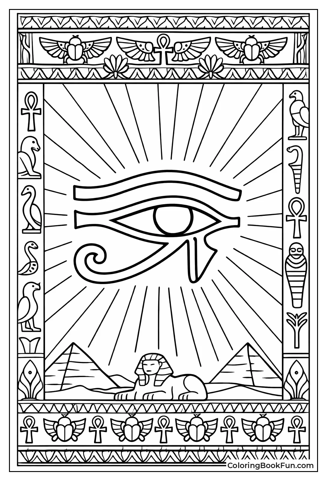 Eye of Horus Mandala