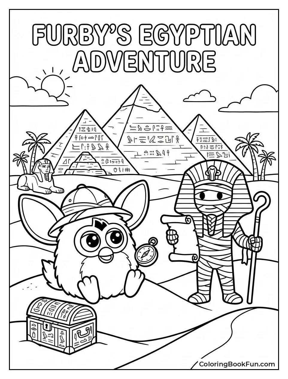 Mummy Furby Pyramid Adventure