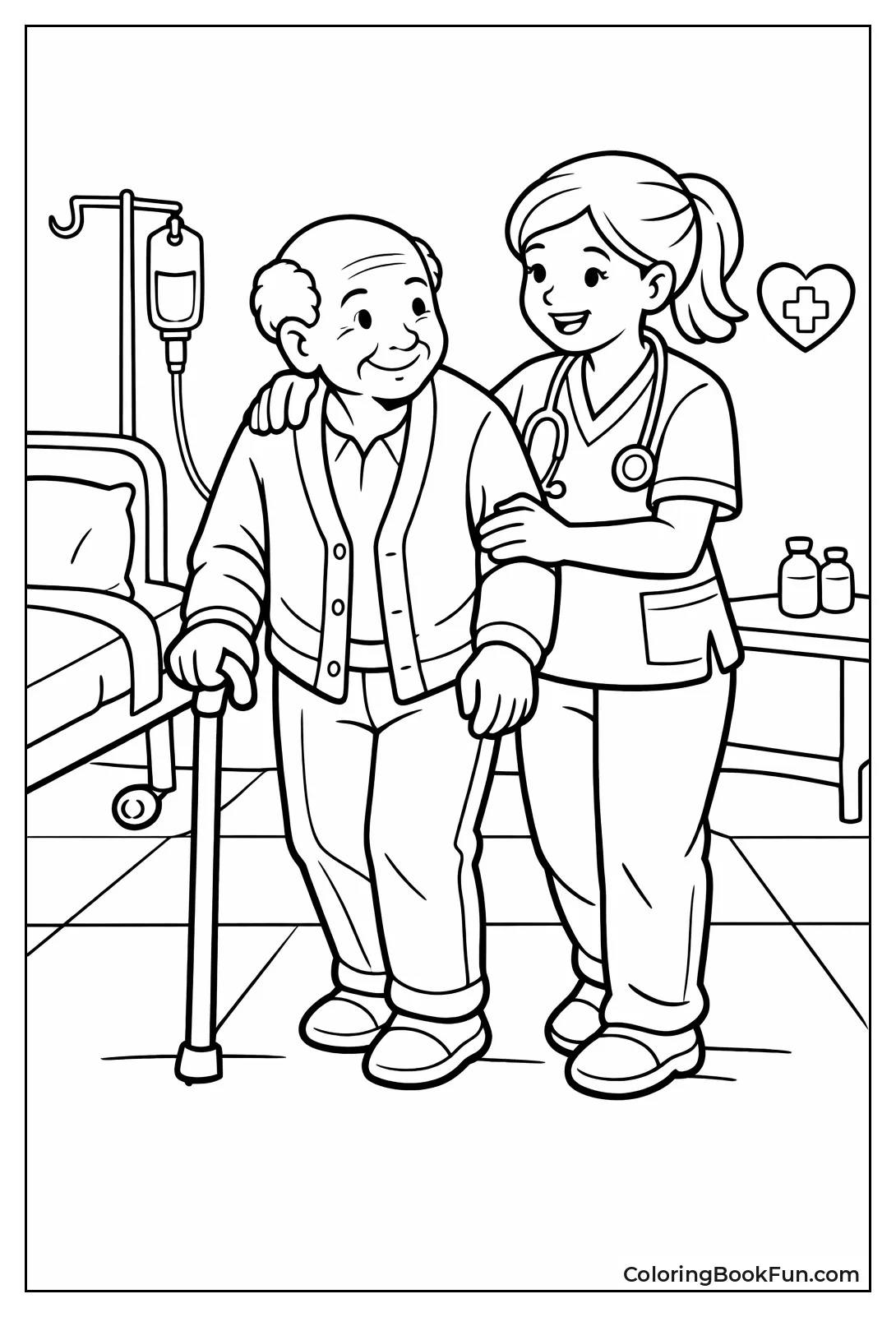 Nurse Helping Elderly Patient