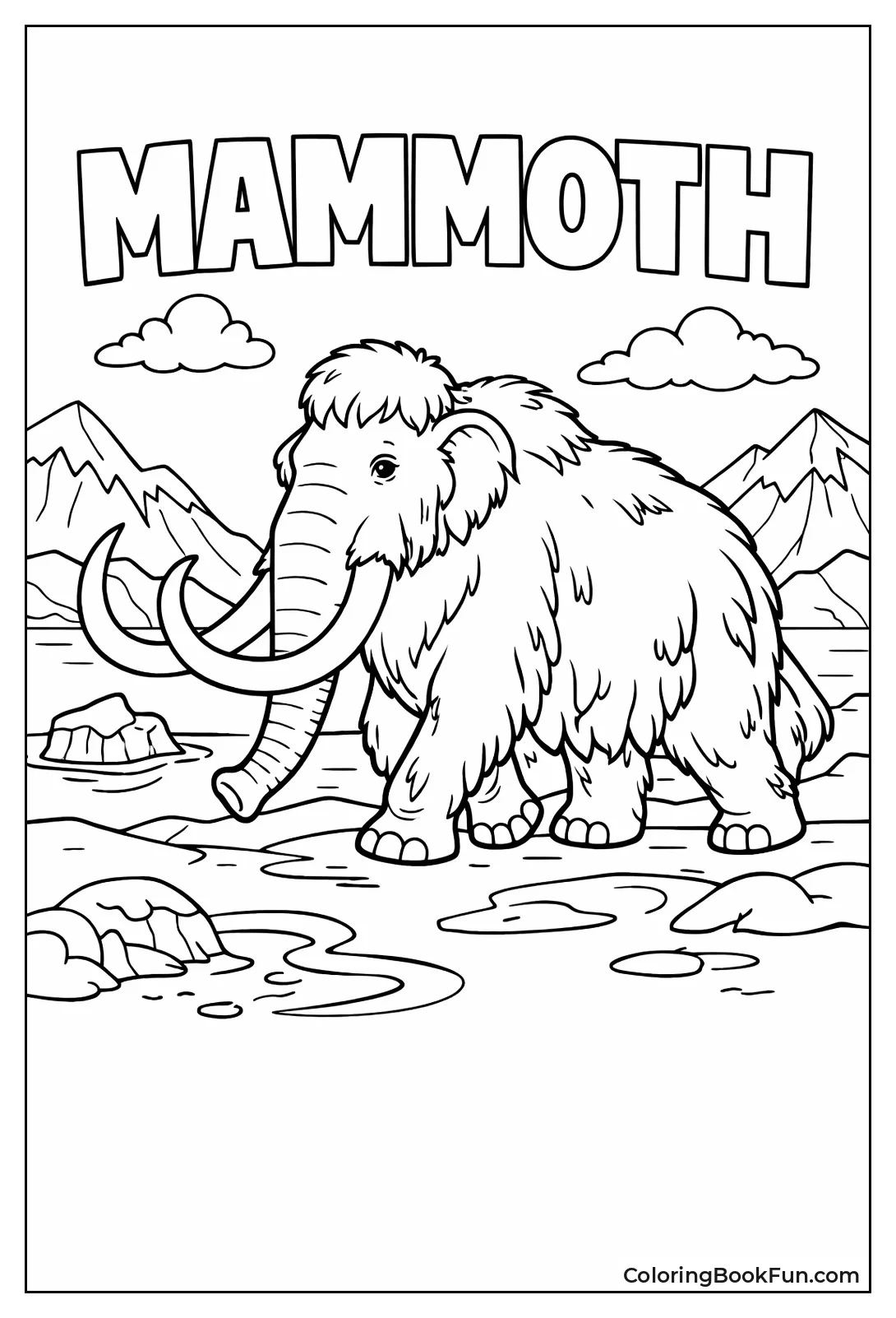 Woolly Mammoth in Ice