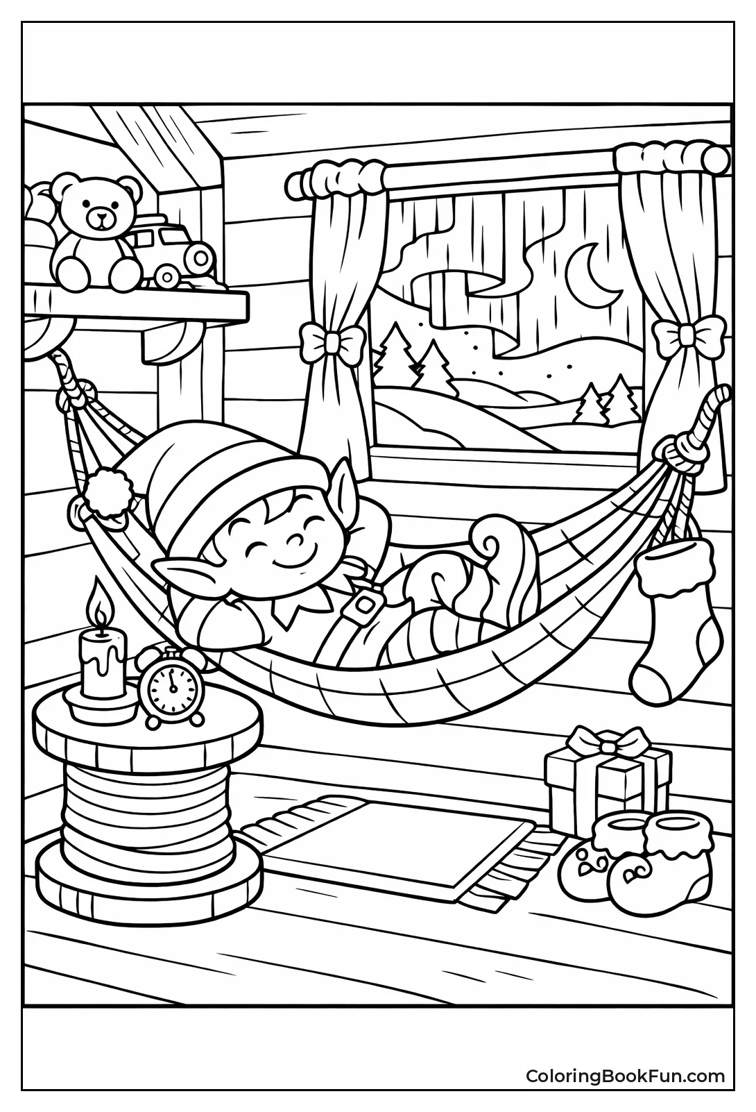 Cozy Elf Attic Bedroom