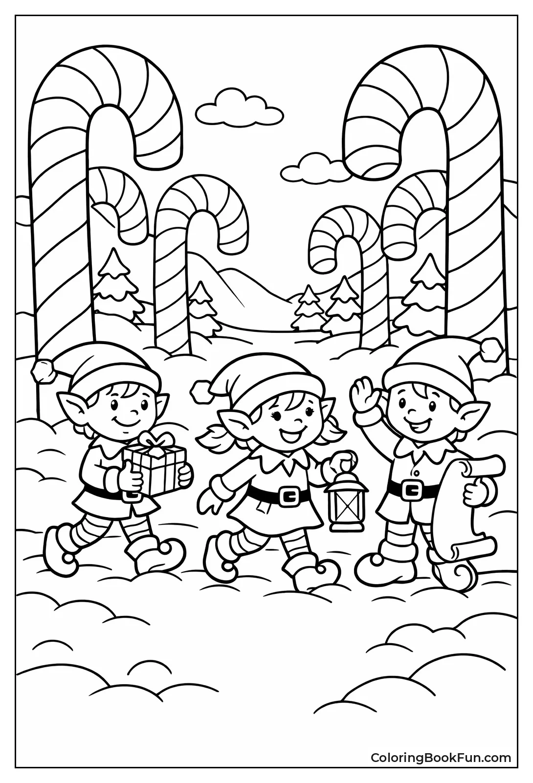Elves in Candy Forest