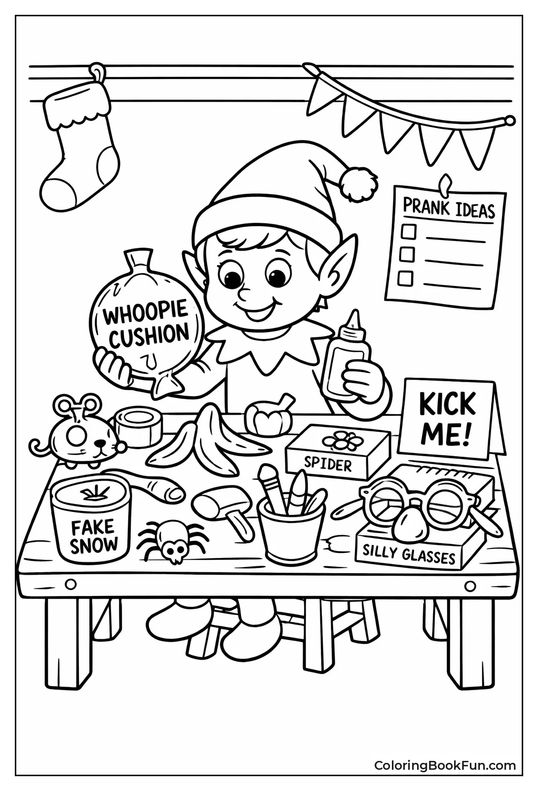 Elf Crafting Prank Toys