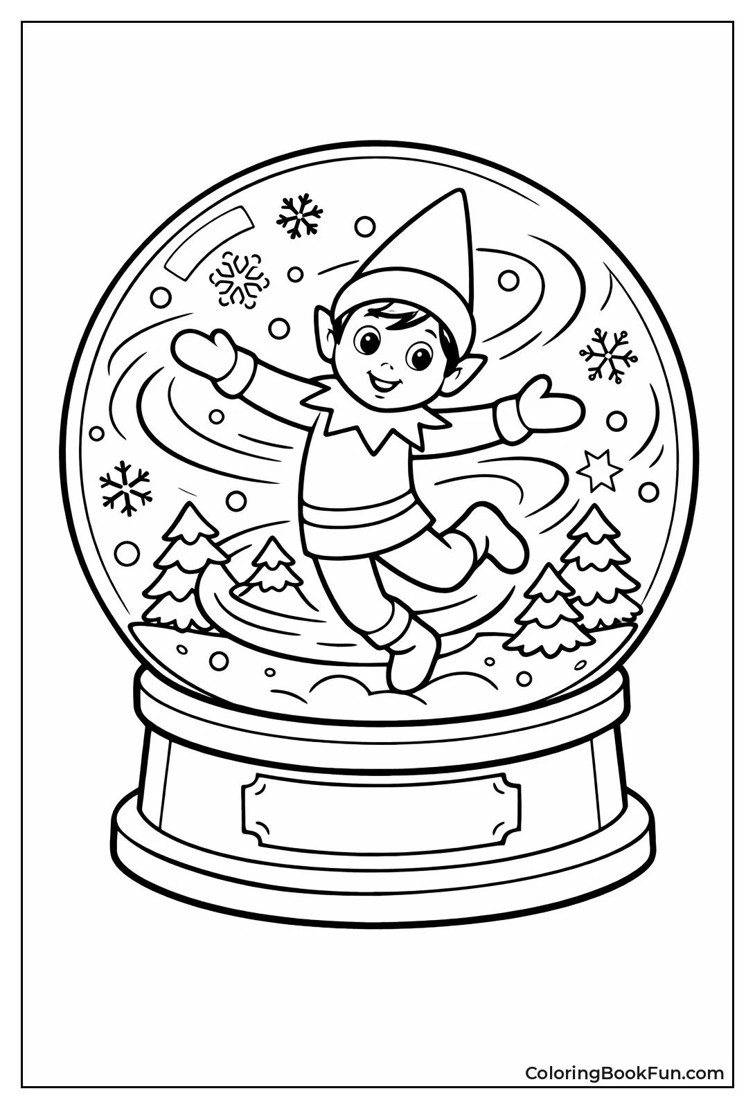 Elf Trapped in Snow Globe