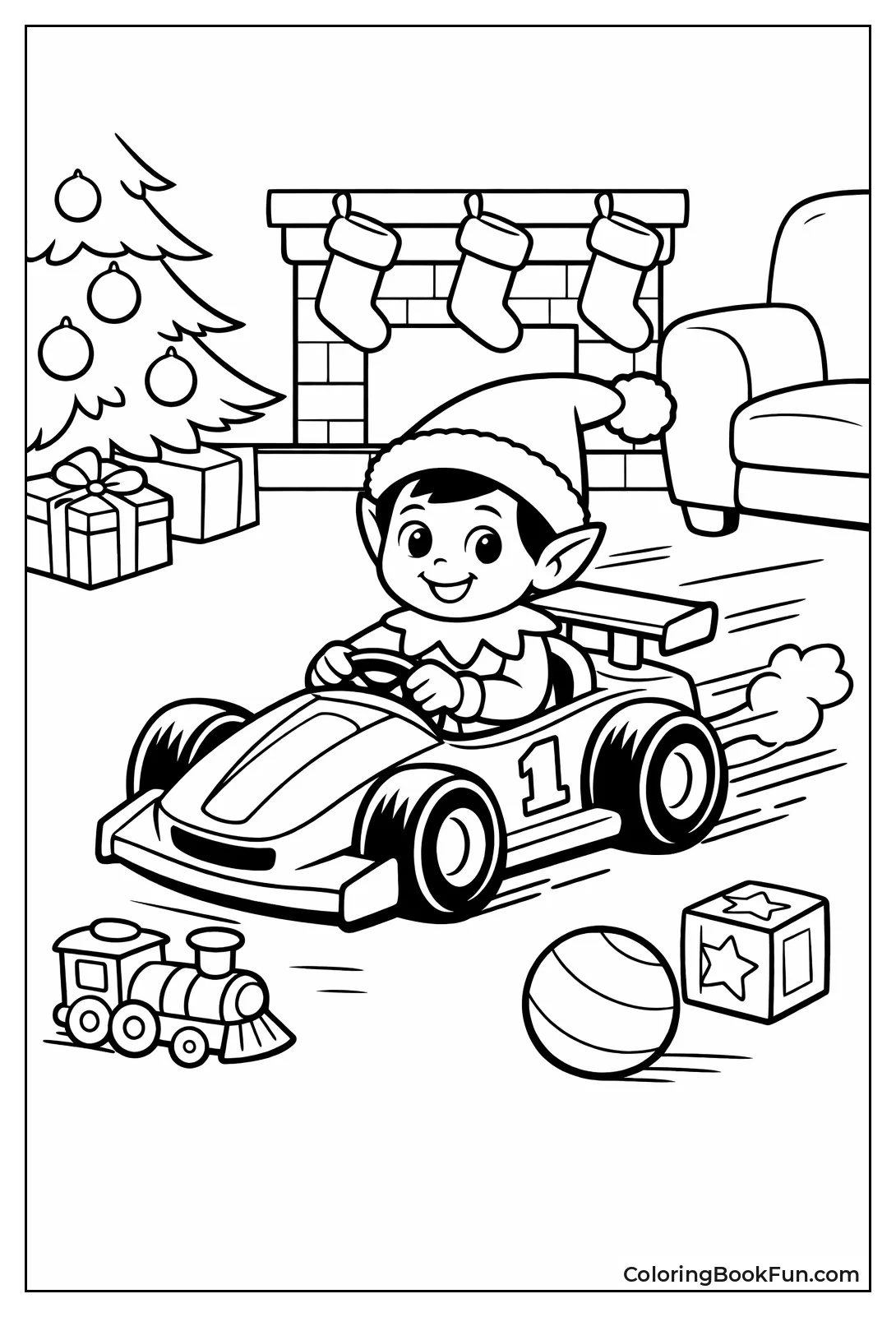 Elf Racing Toy Car