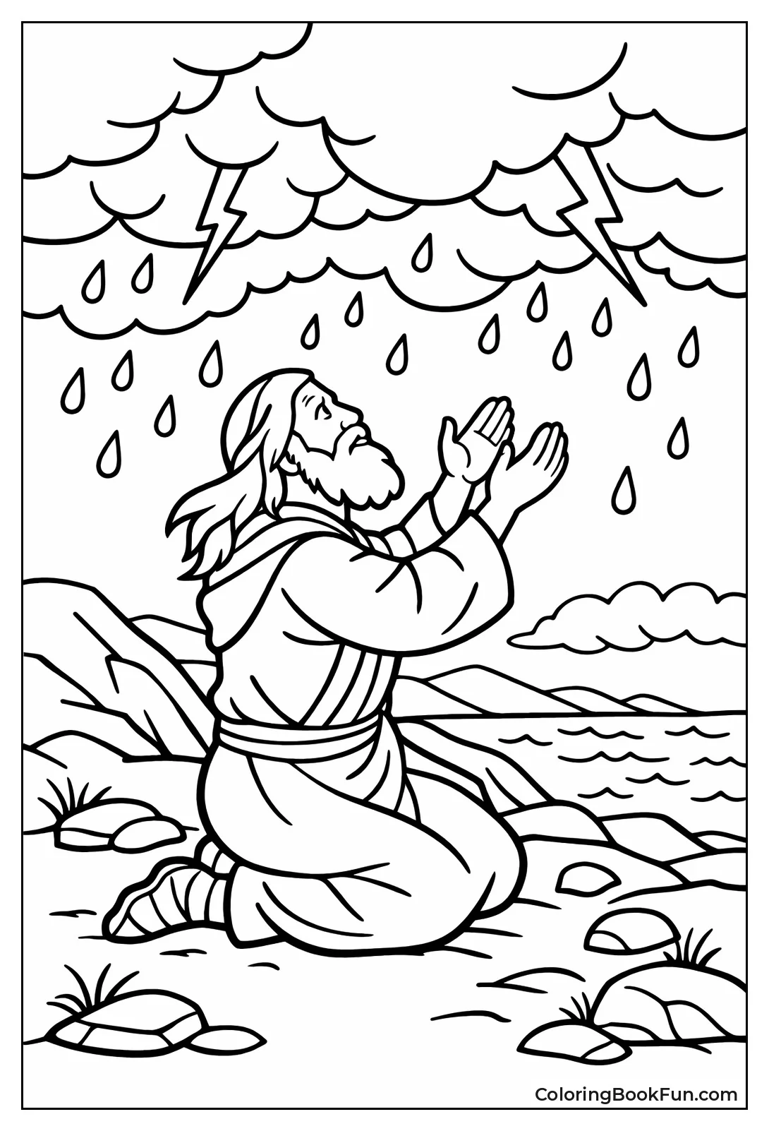 Elijah Prays for Rain