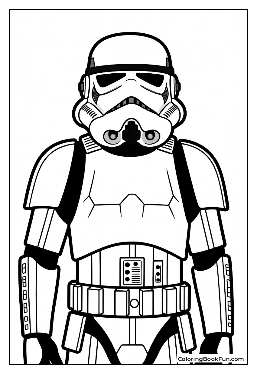 Stormtrooper Officer Wears Pauldron