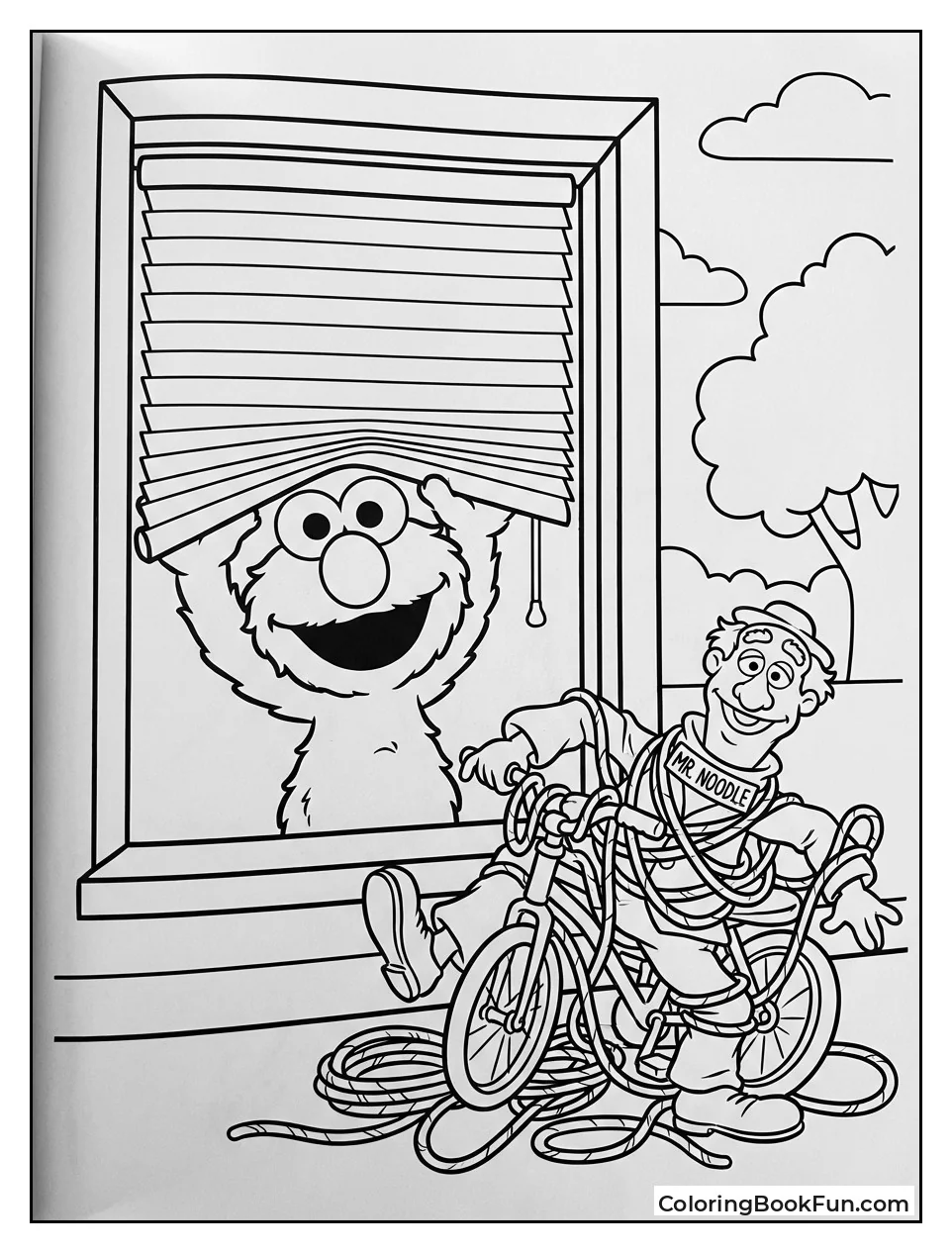 Elmo Watches Mr Noodle