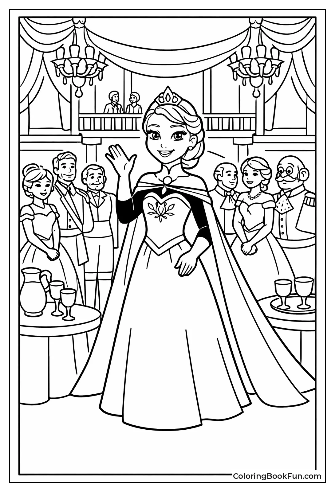 Elsa Dances at Coronation