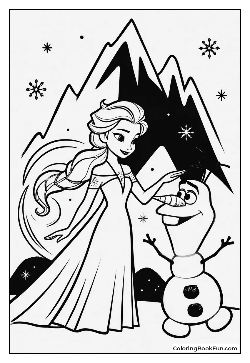 Elsa Creates Olaf