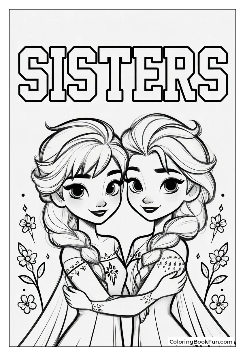 Elsa Hugs Anna Warmly