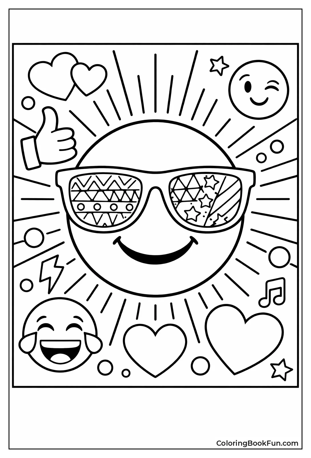 Cool Dude with Sunglasses