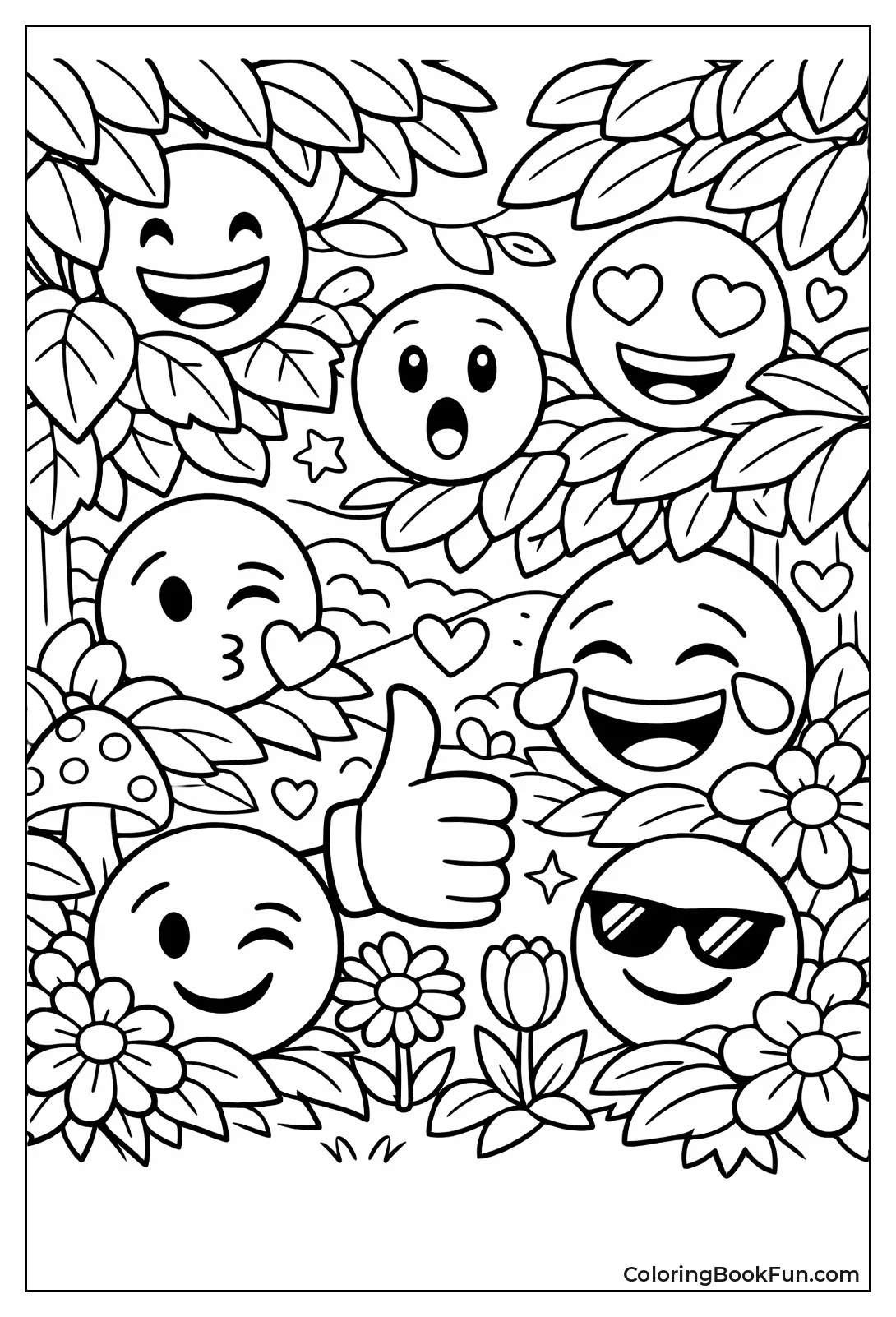 Faces Hidden in Forest