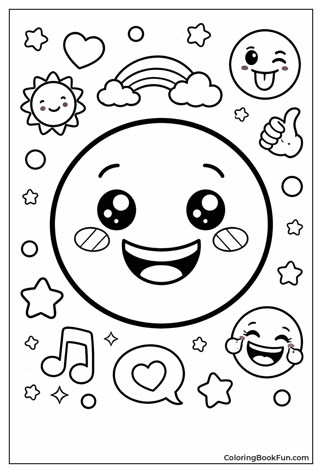 Happy Face with Big Grin