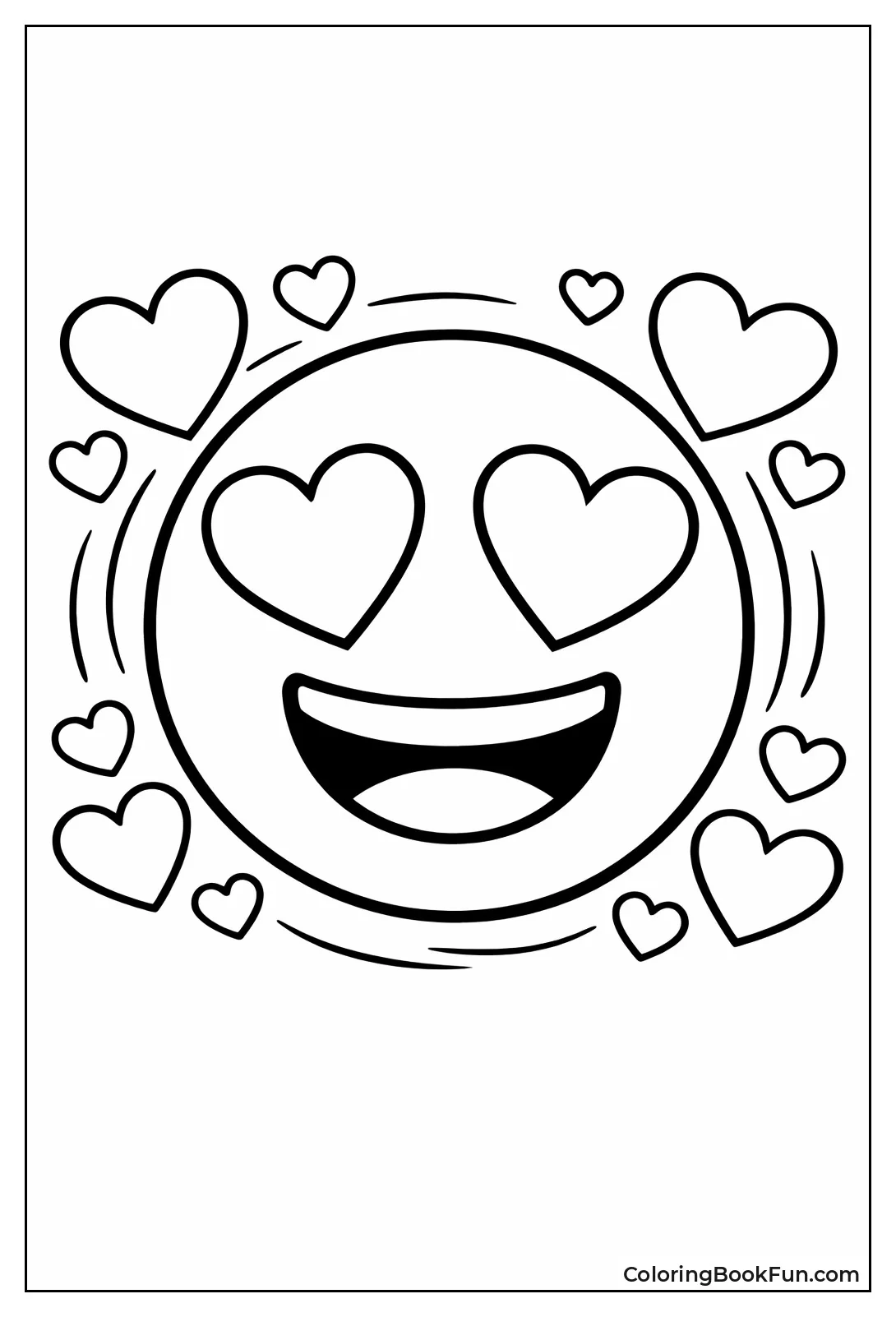 Heart Eyes Loving Smile