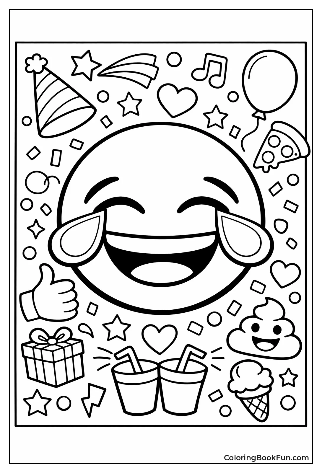 Laughing Face with Joy Tears