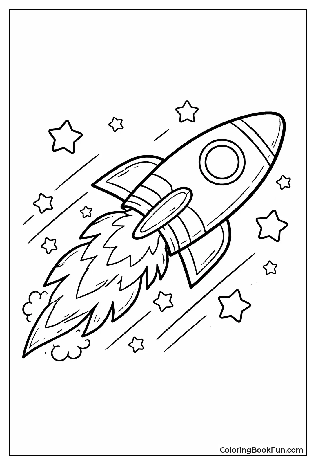 Blasting Rocket Ship