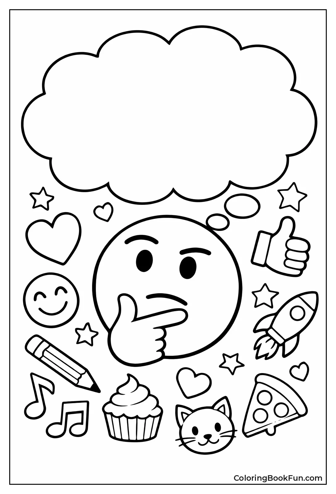 Thinking Face with Bubble