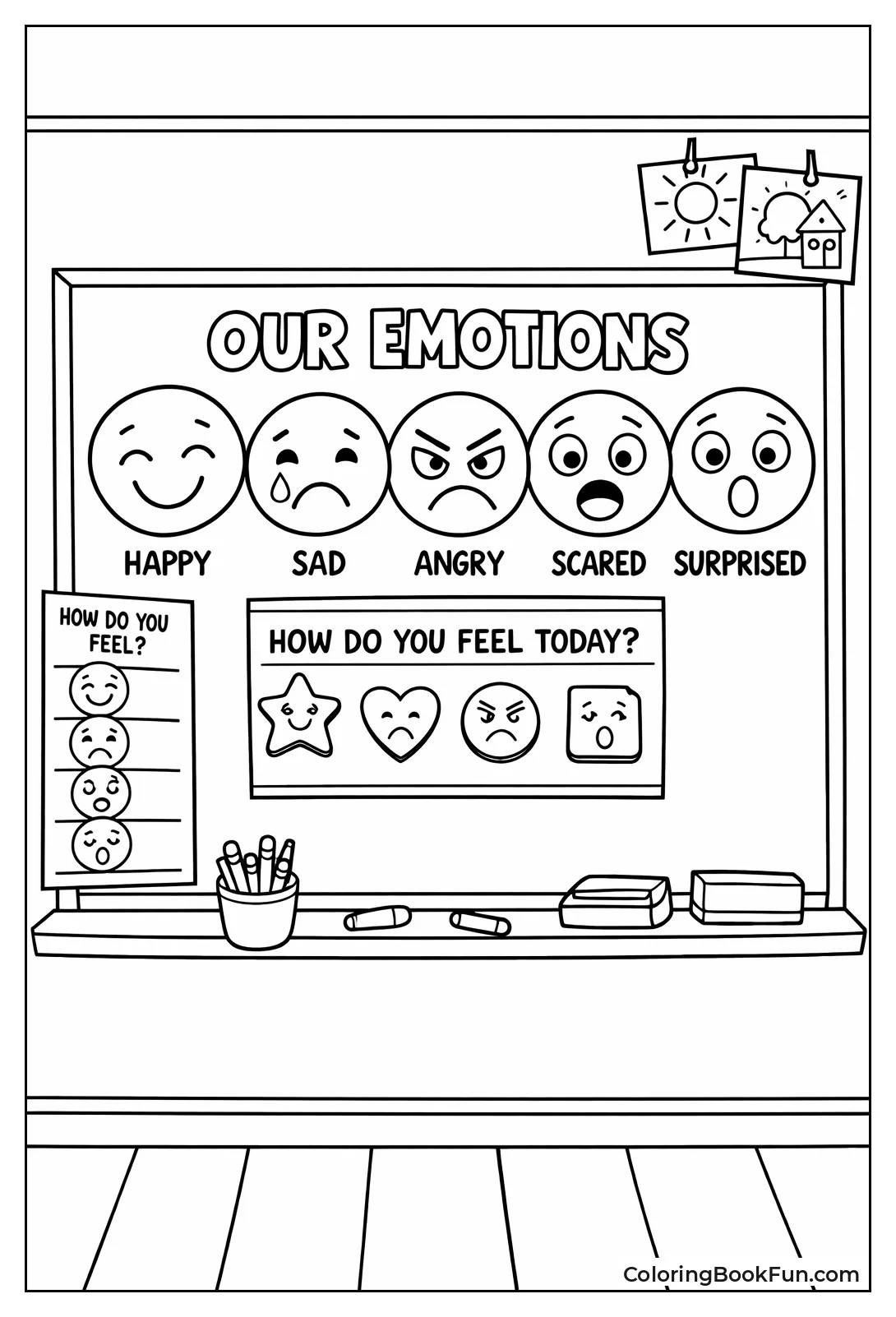 Classroom Feelings Board