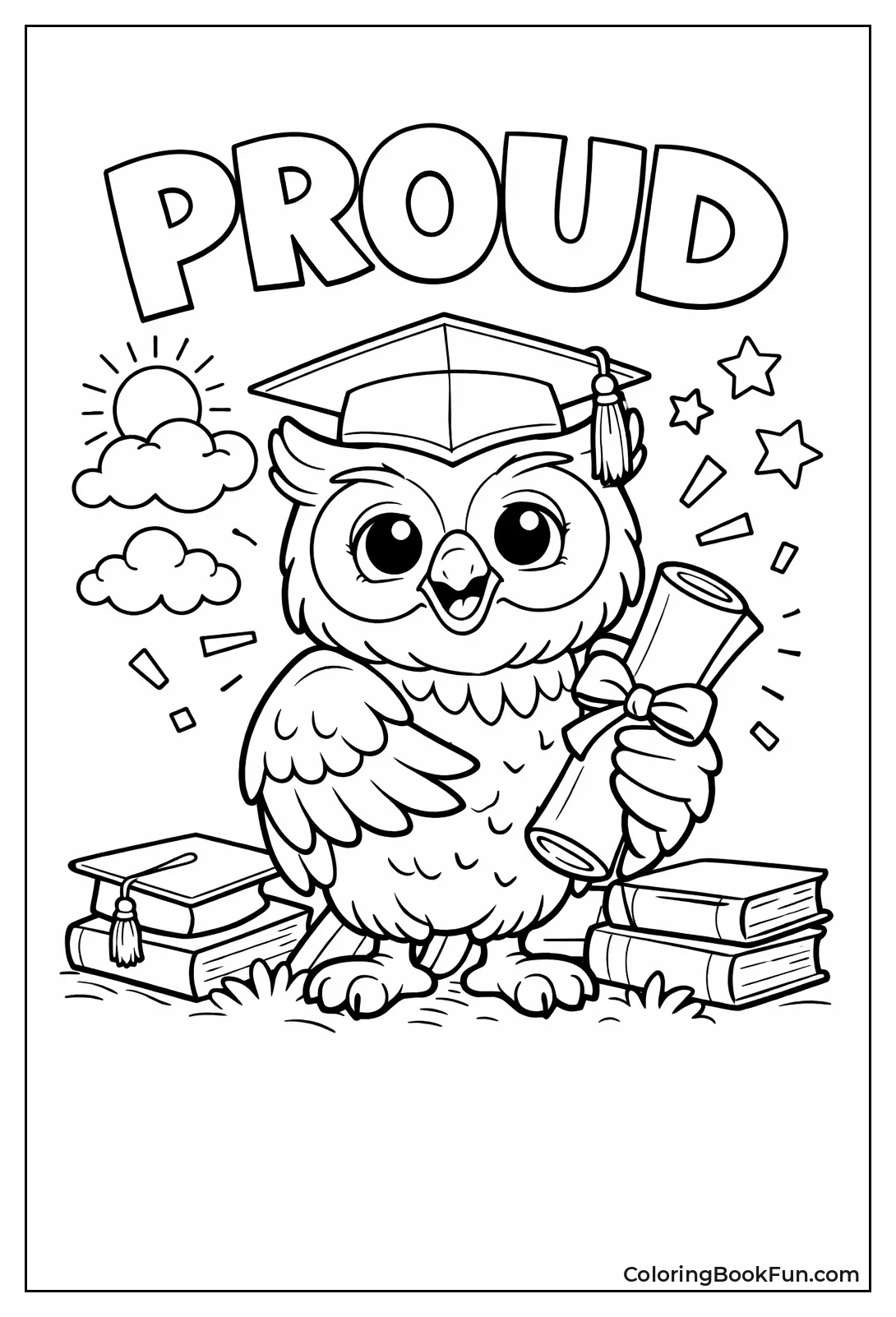 Proud Graduate Owl