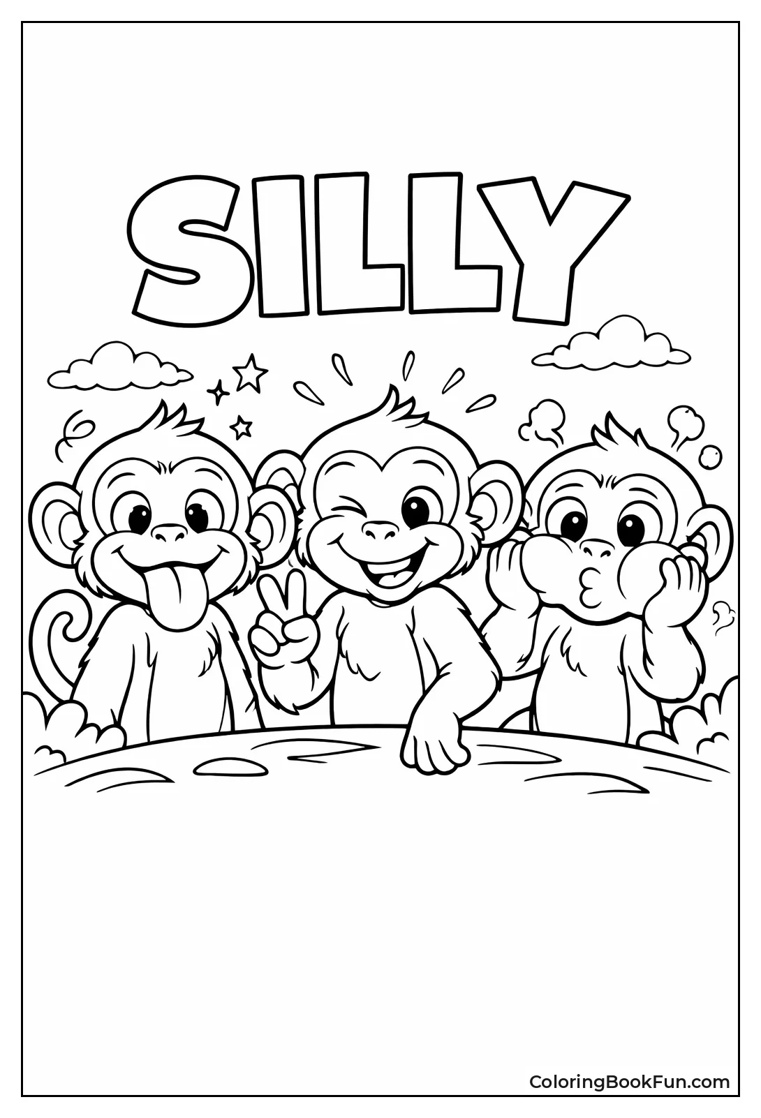 Silly Monkey Faces