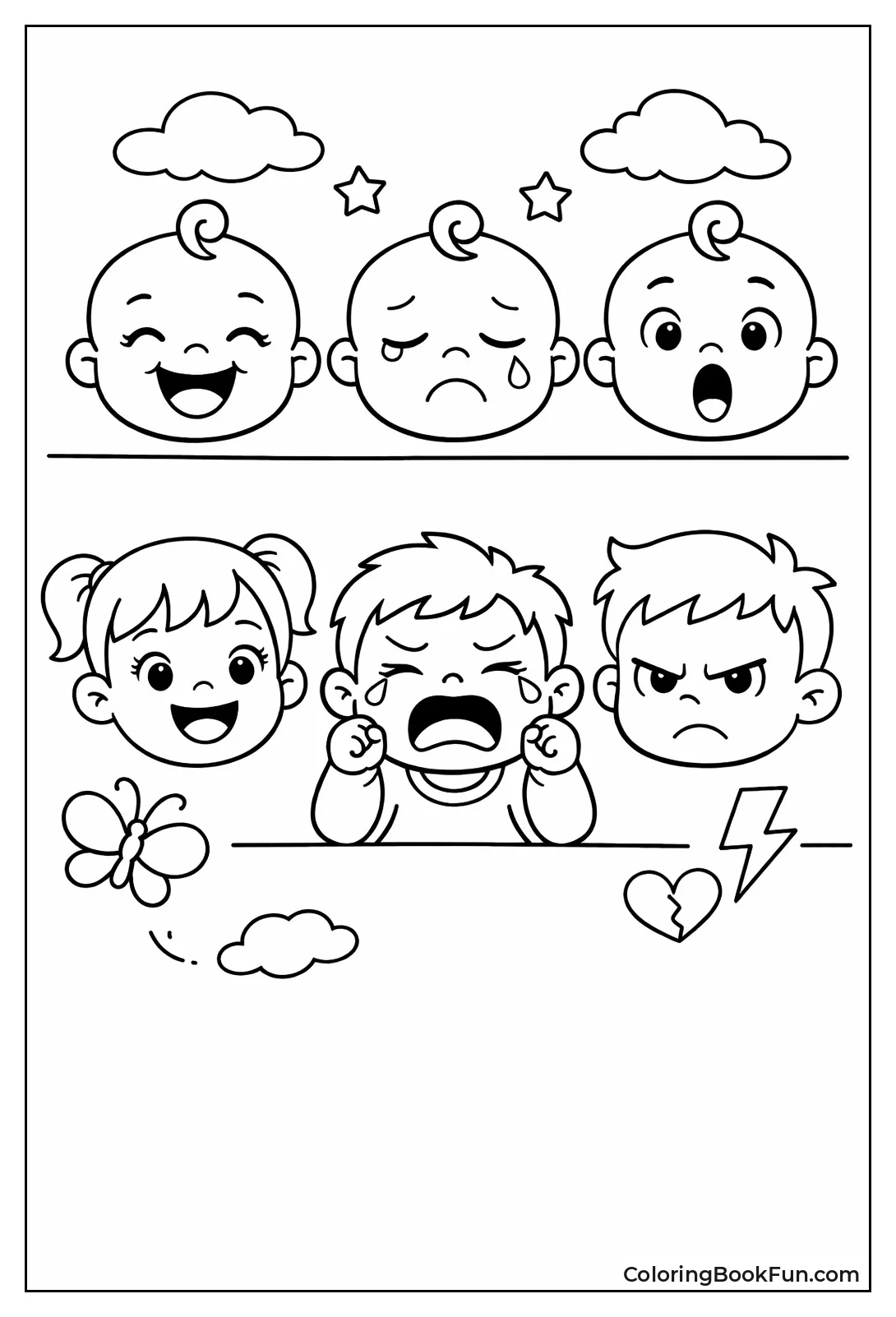 Toddler Emotion Faces