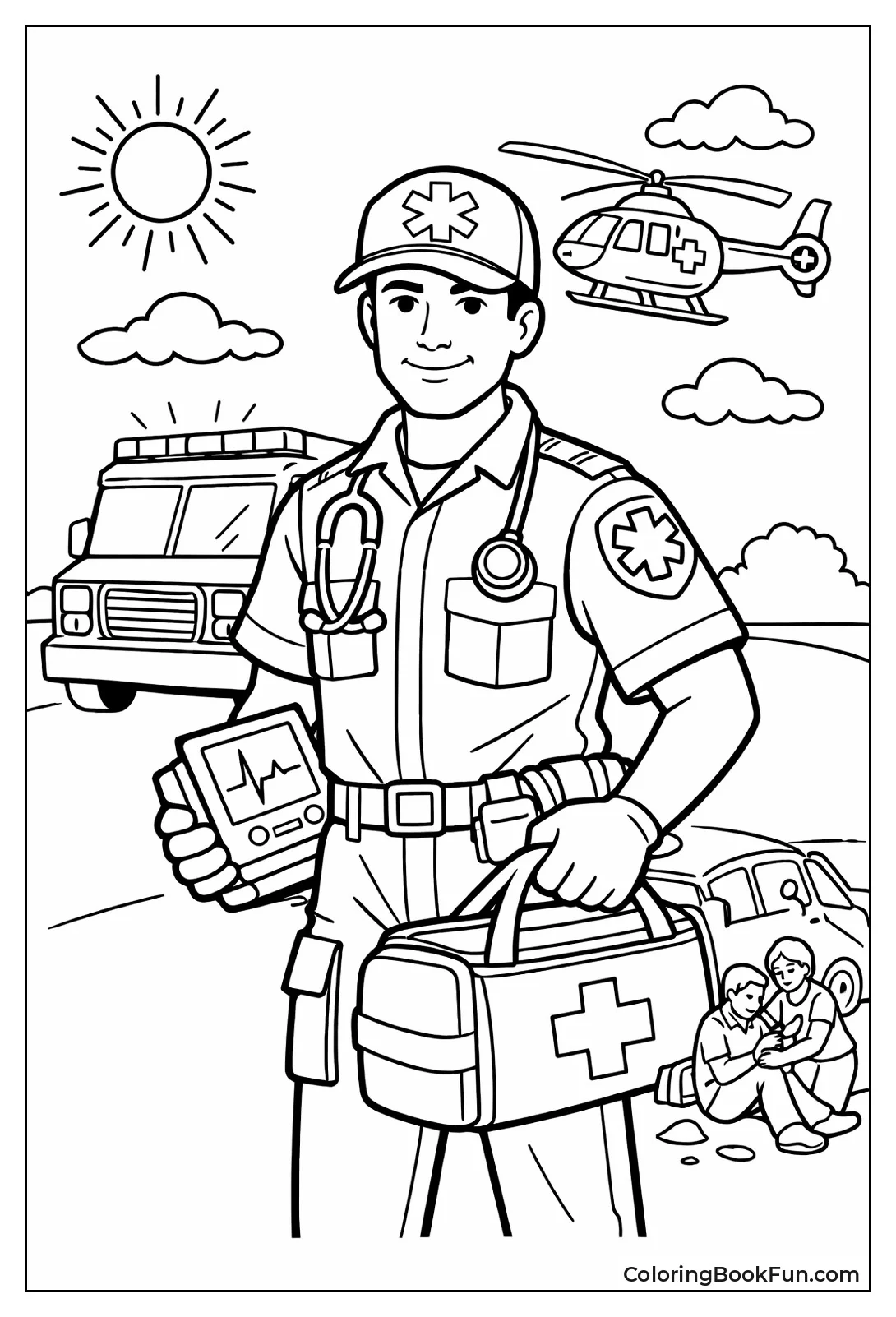 Heroic EMT Paramedic Saves Lives