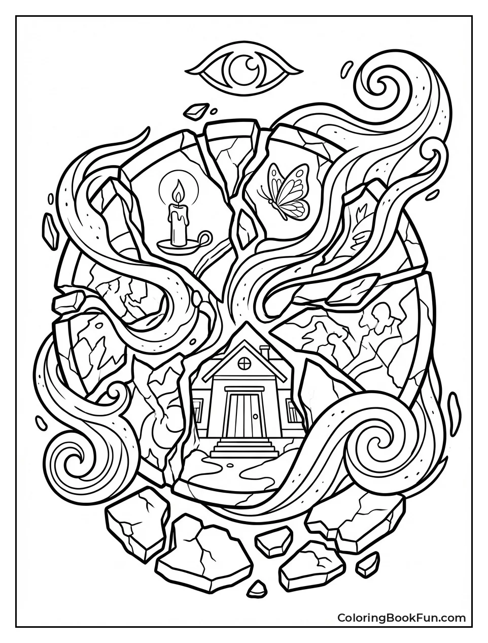 Bruno's Swirling Sand Vision