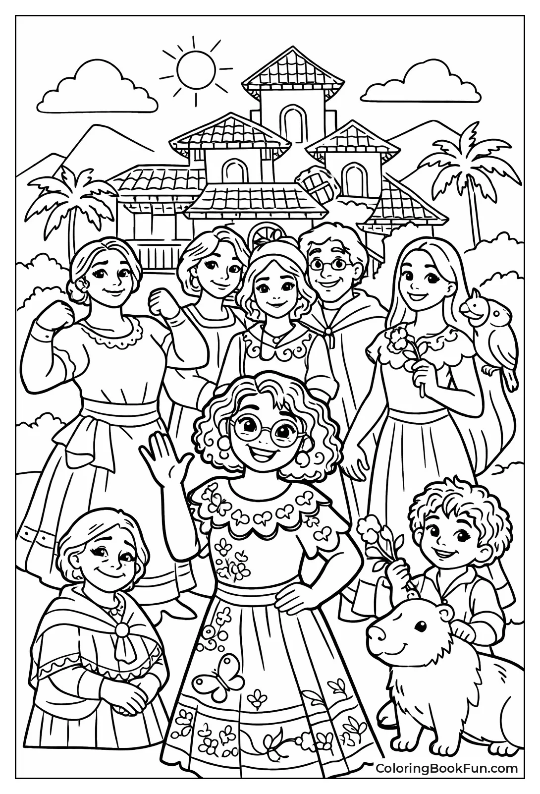 Mirabel and Encanto Family