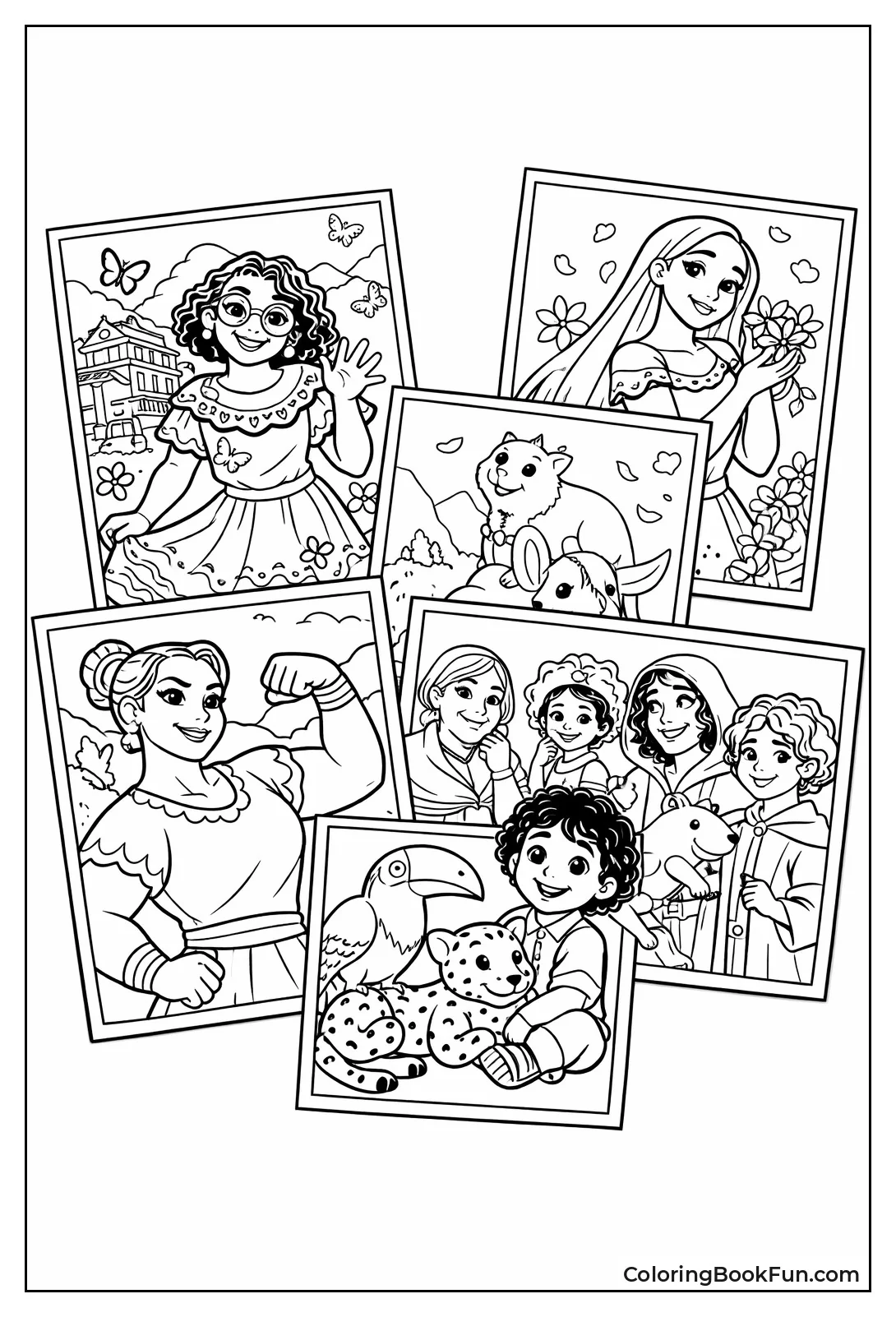 Encanto Heroes in Fun Poses