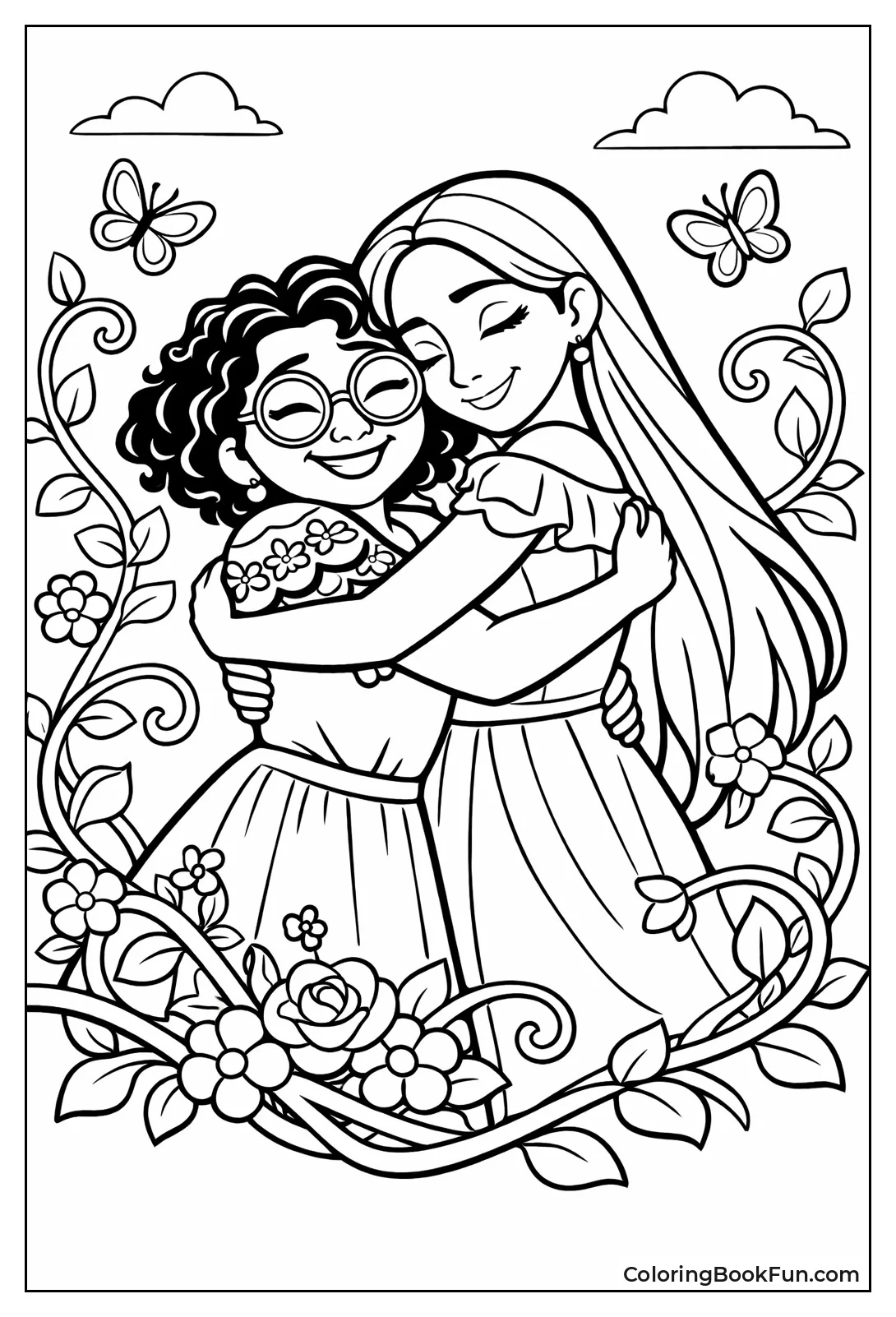 Mirabel Hugs Isabela