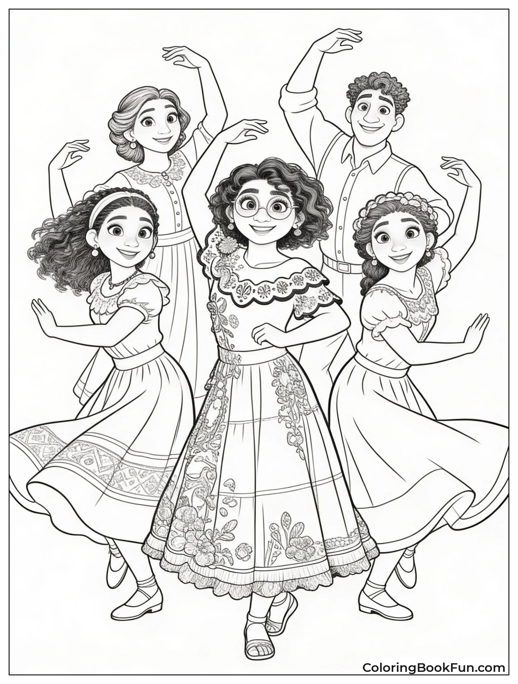 Family Dances around Bruno