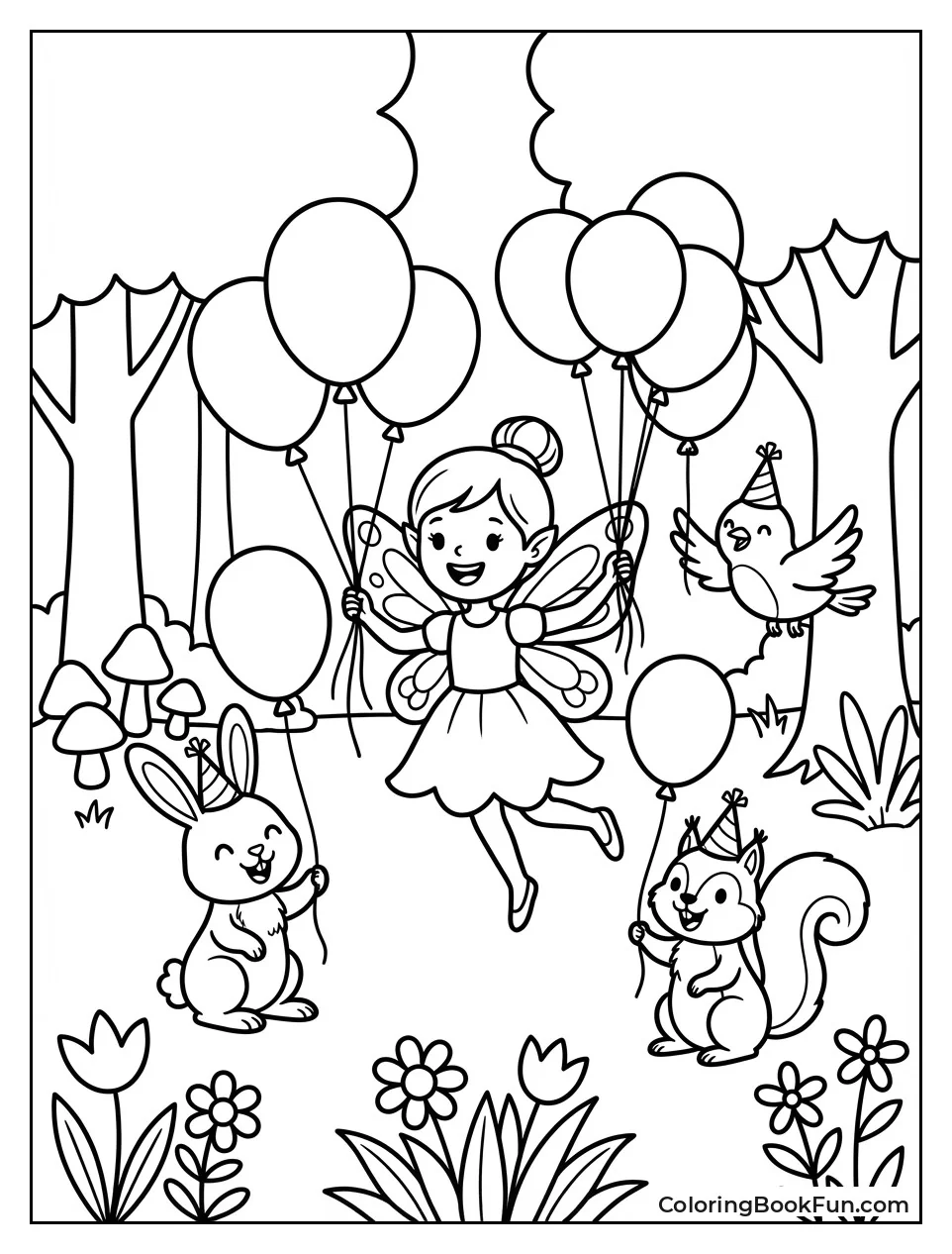 Fairy Party with Animals