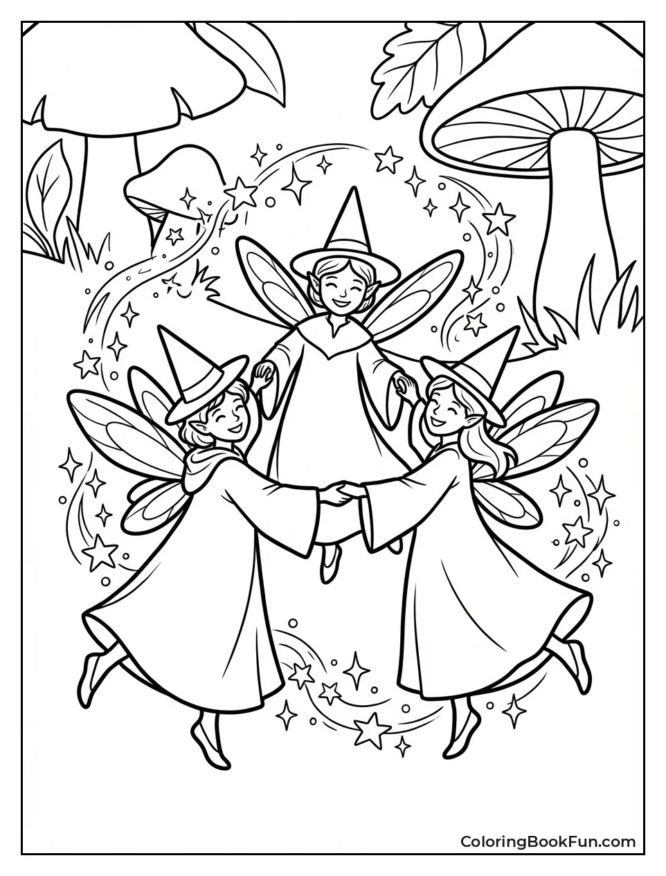 Fairies Dancing in Circle