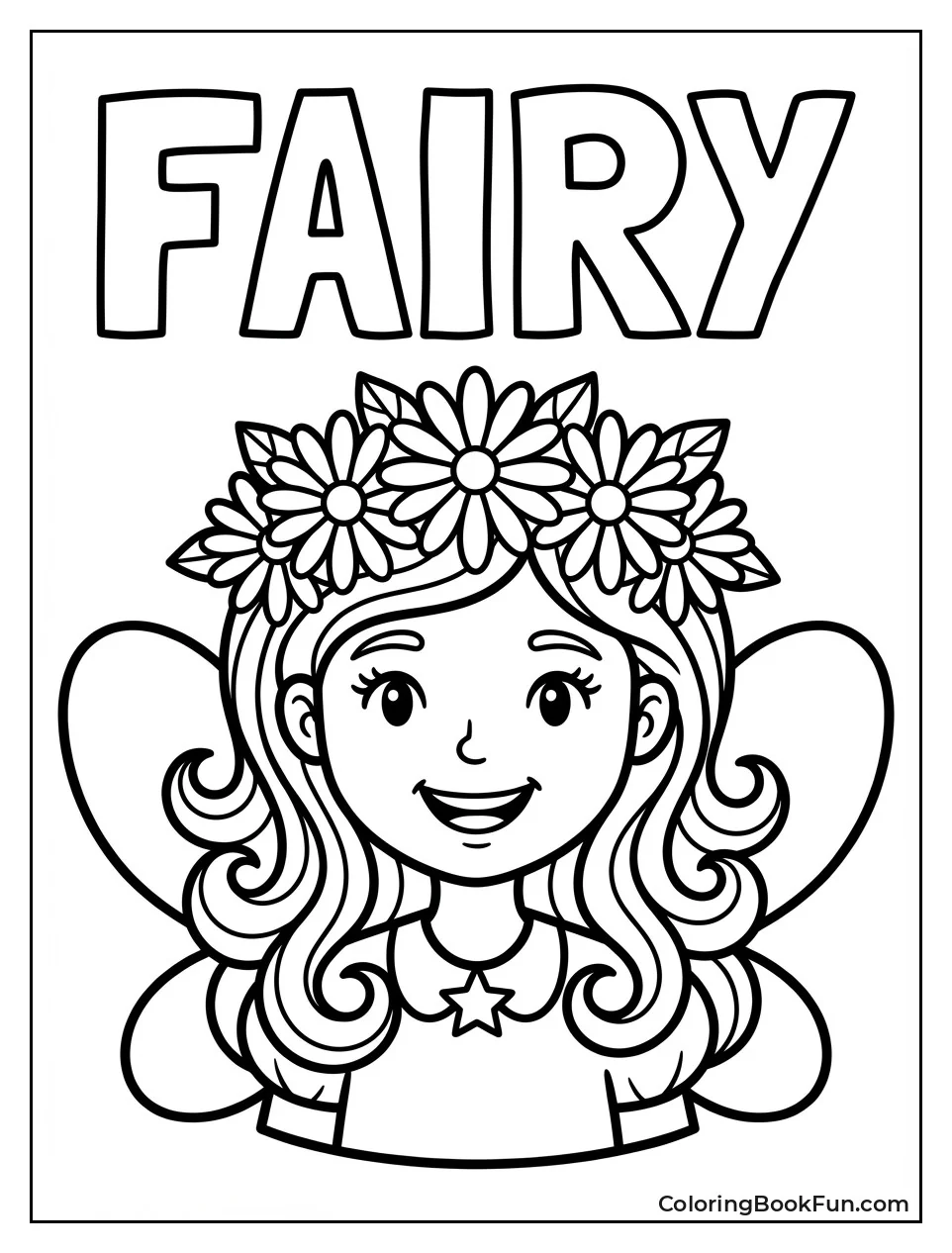 Fairy Princess with Flower Crown