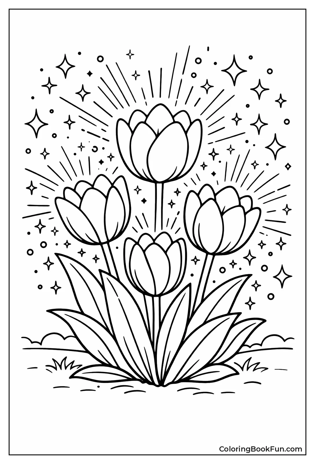 Glowing Enchanted Tulip Lights