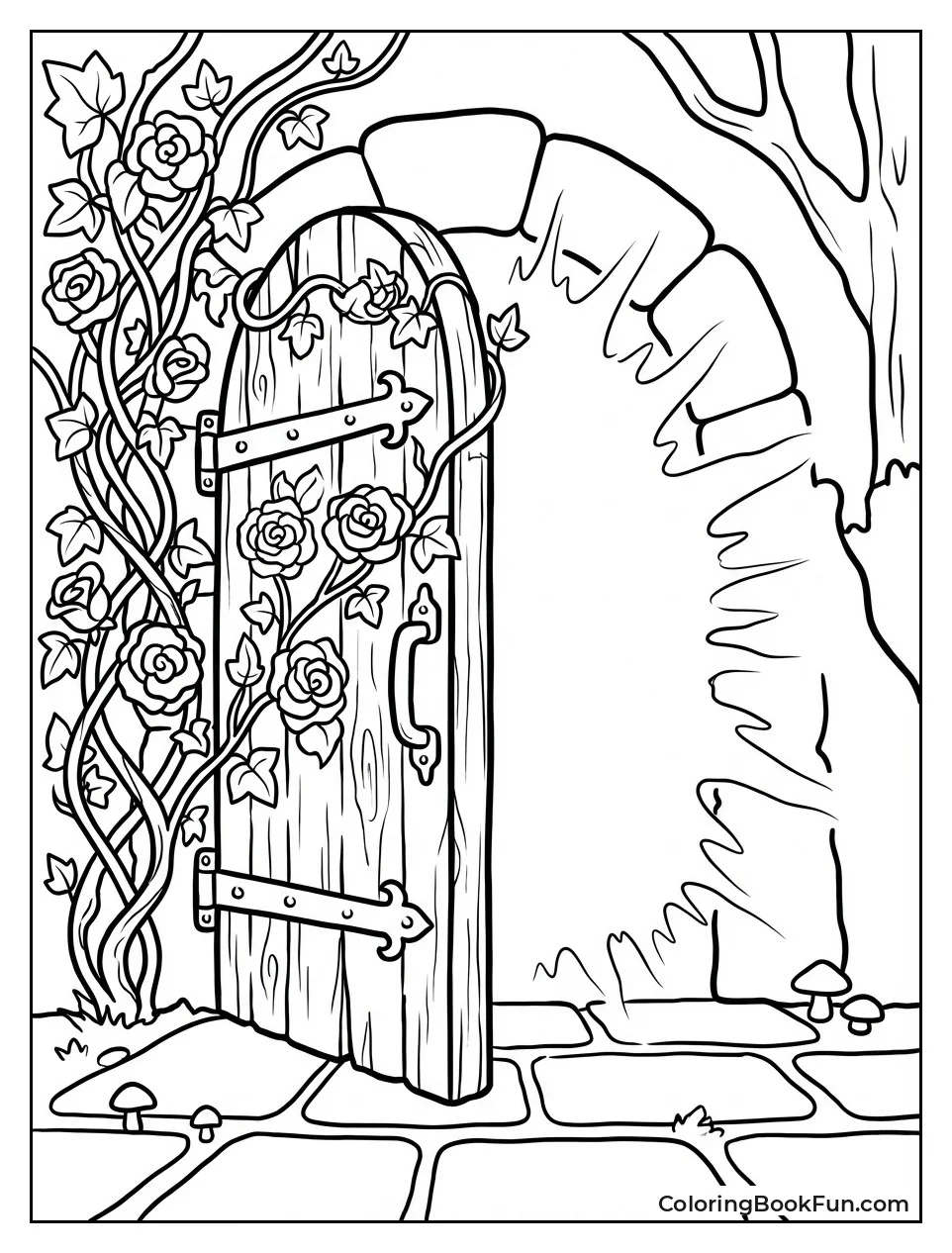 Secret Garden Door Ajar