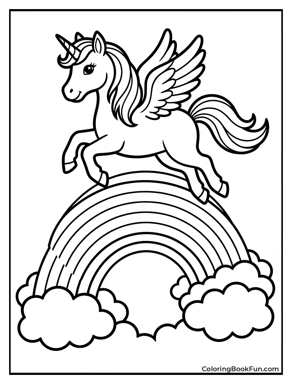 Unicorn over Double Rainbow