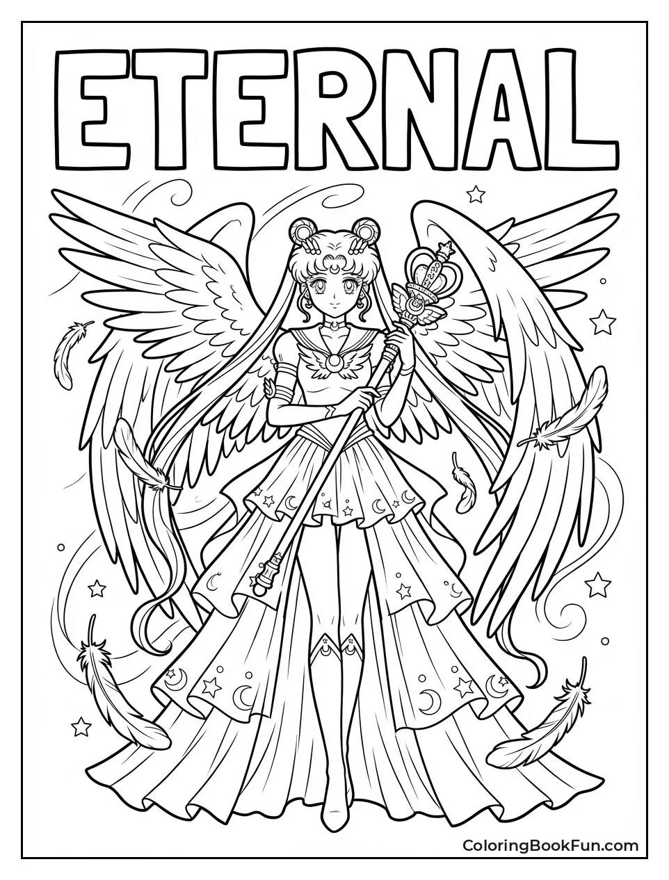 Eternal Sailor Moon Spreads Wings