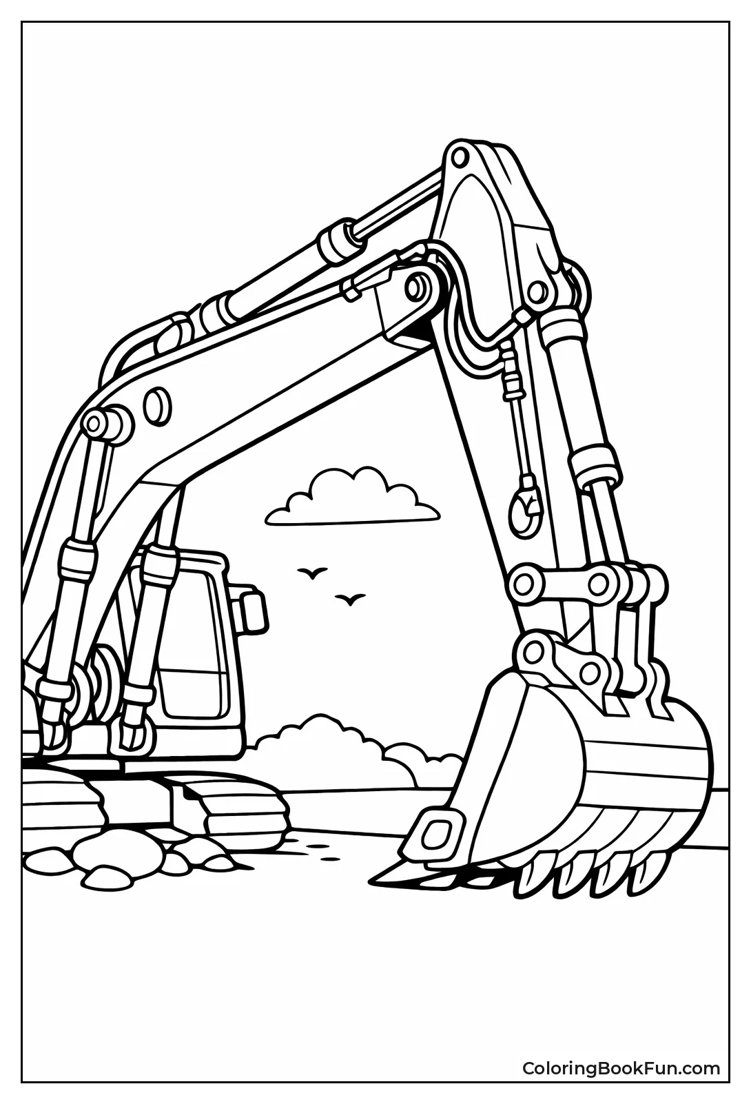 Fully Extended Boom Arm Closeup