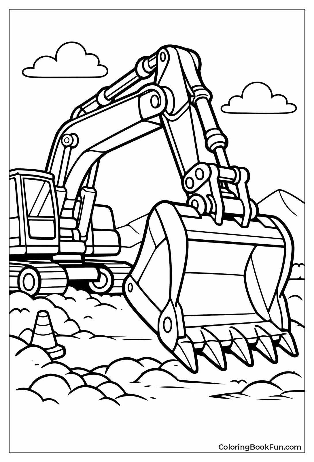 Bucket Teeth Sharp and Detailed