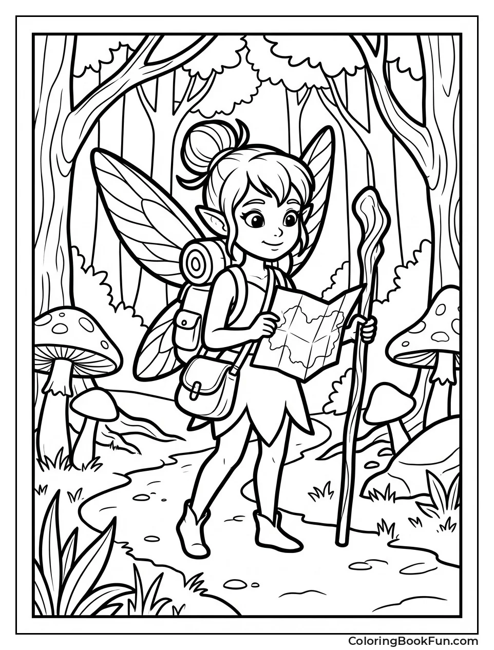 Explorer Fairy with Map