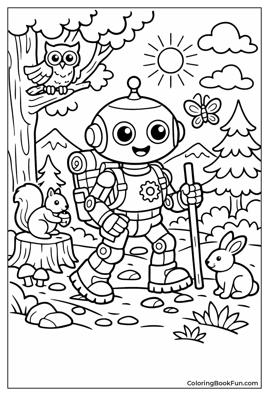 Robot Hikes through Forest