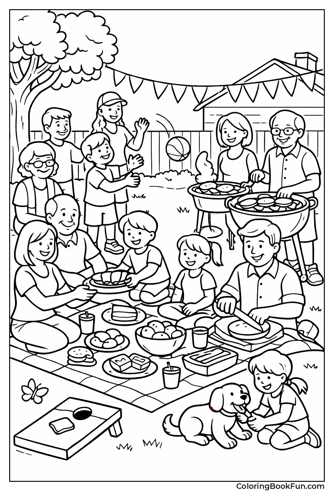 Extended Family Reunion Picnic