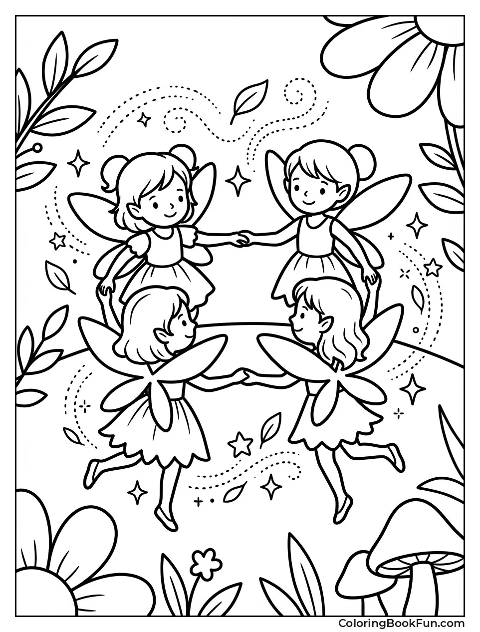 Fairies Dancing in Circle