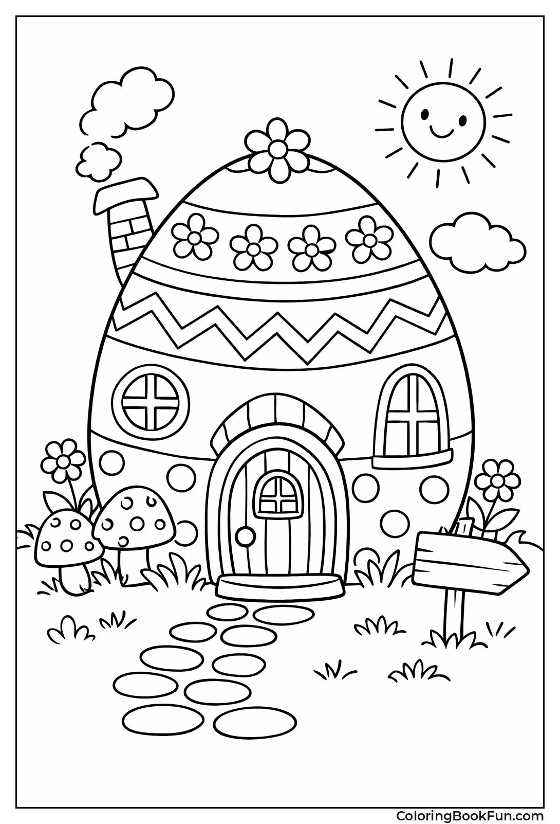 Fairy House from Easter Egg