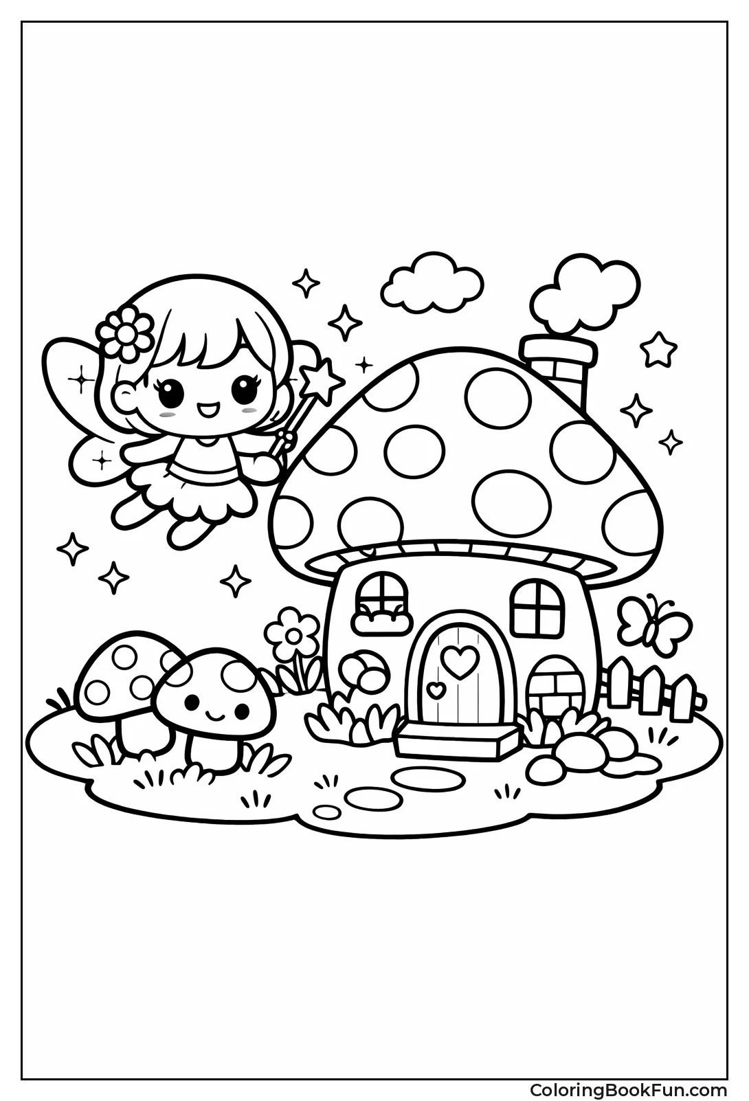 Fairy with Glitter Wings