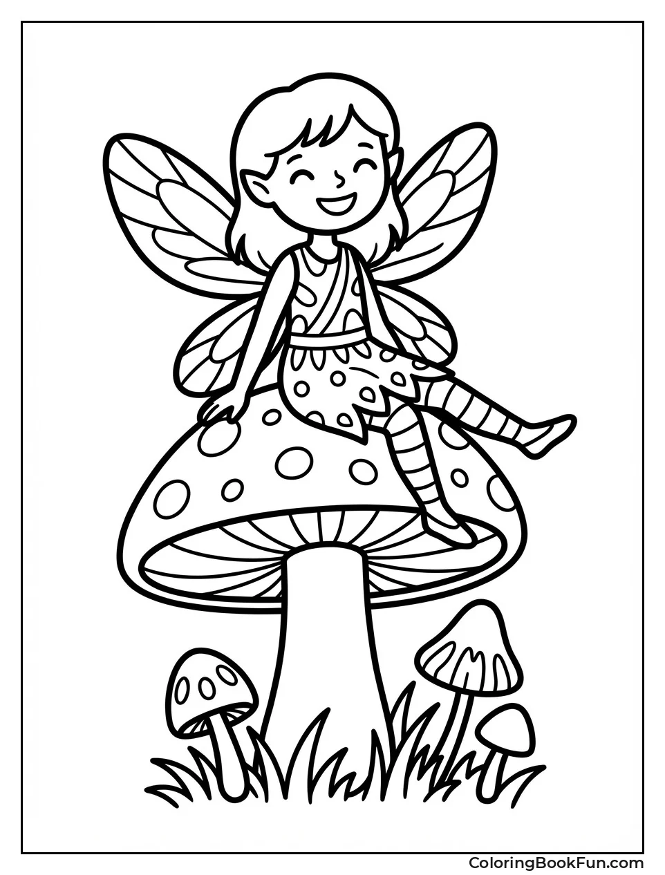 Fairy on Big Mushroom