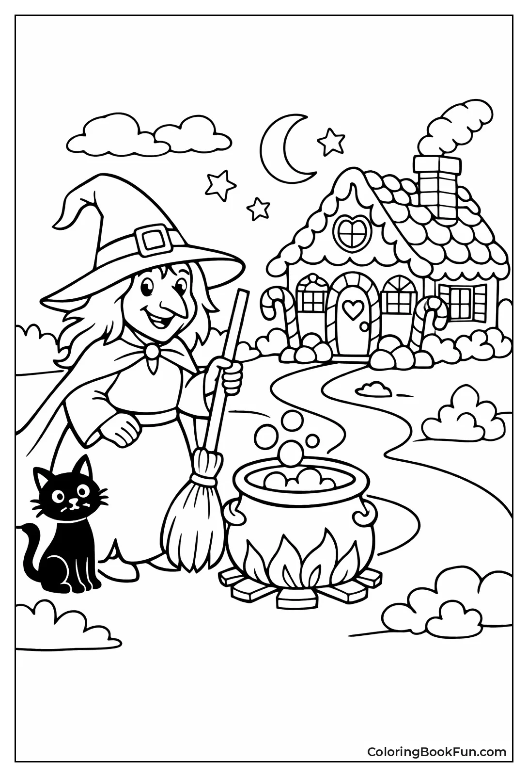 Witch at Gingerbread House