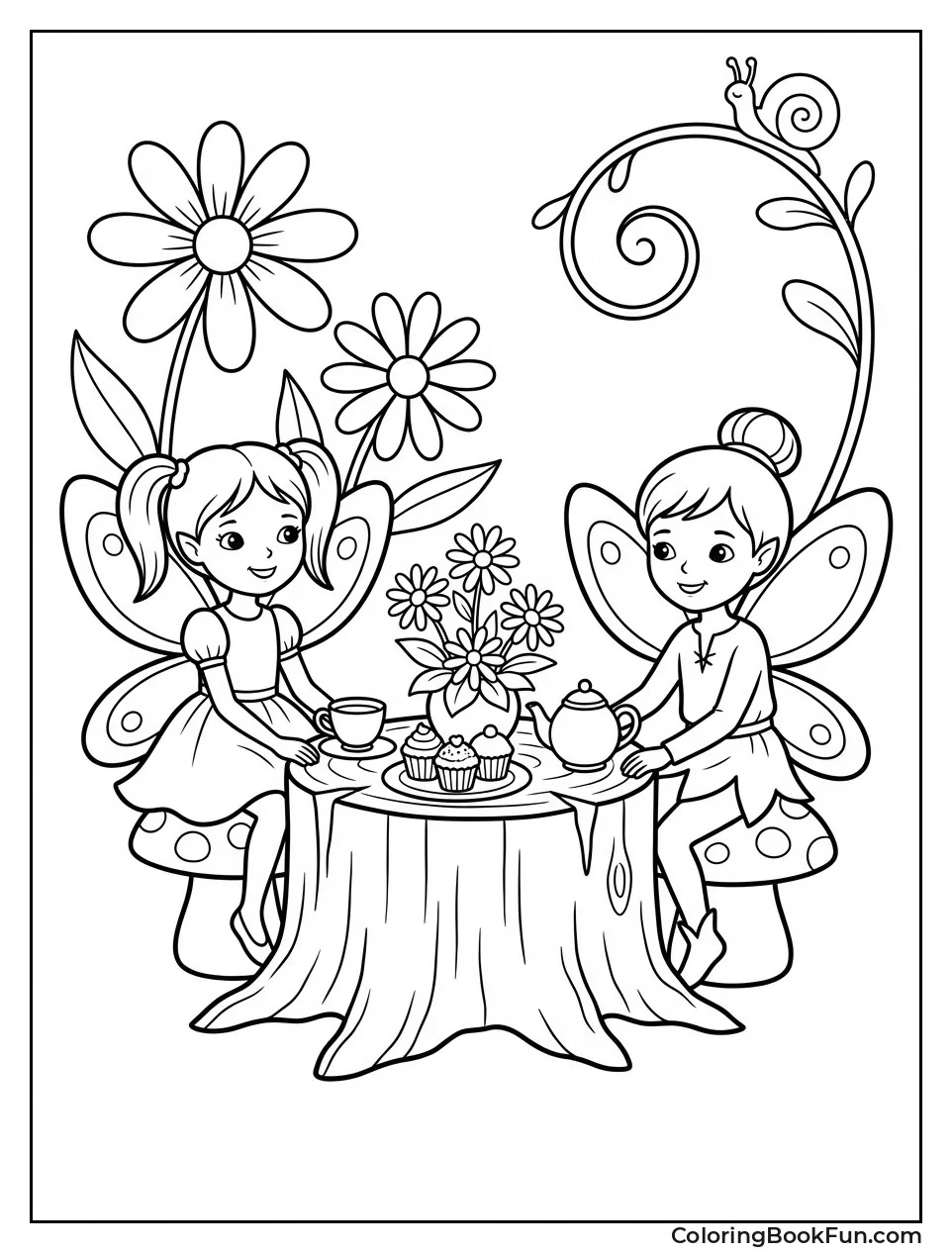 Fairies at Tea Party